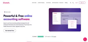 12. Crunch – Best Free Accounting Software for Sole Traders & Small Businesses