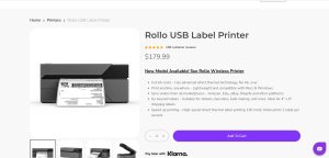 5. Rollo Label Printer - Affordable and Fast Printing