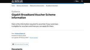Gigabit Broadband Voucher Scheme