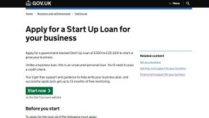 Start Up Loans (Government-Backed Scheme)