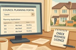 Step 3: Verify Planning Permissions or Licensing