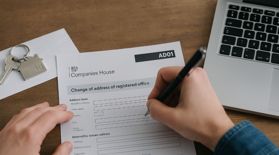change address with companies house