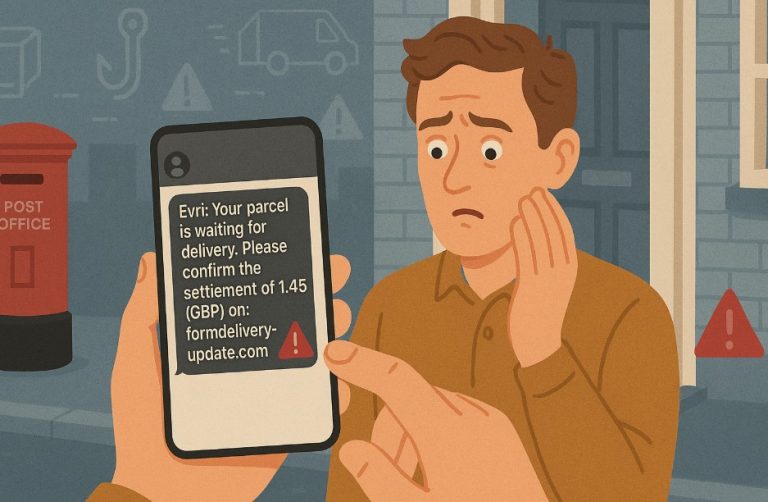 evri package notification text scam