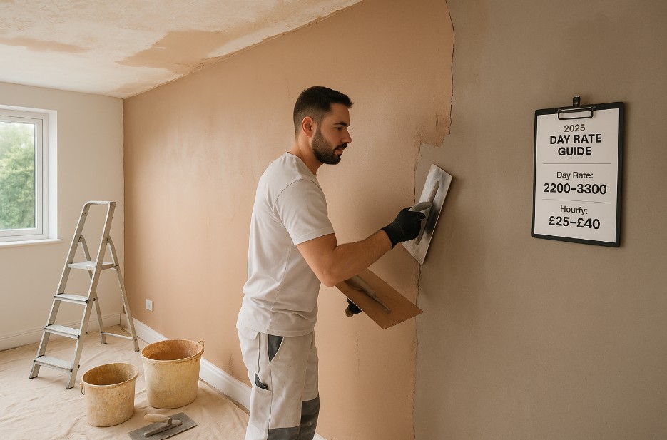 plastering day rate