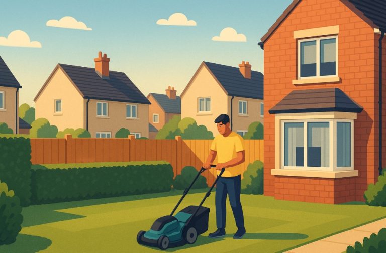 weekend lawn mowing fines uk