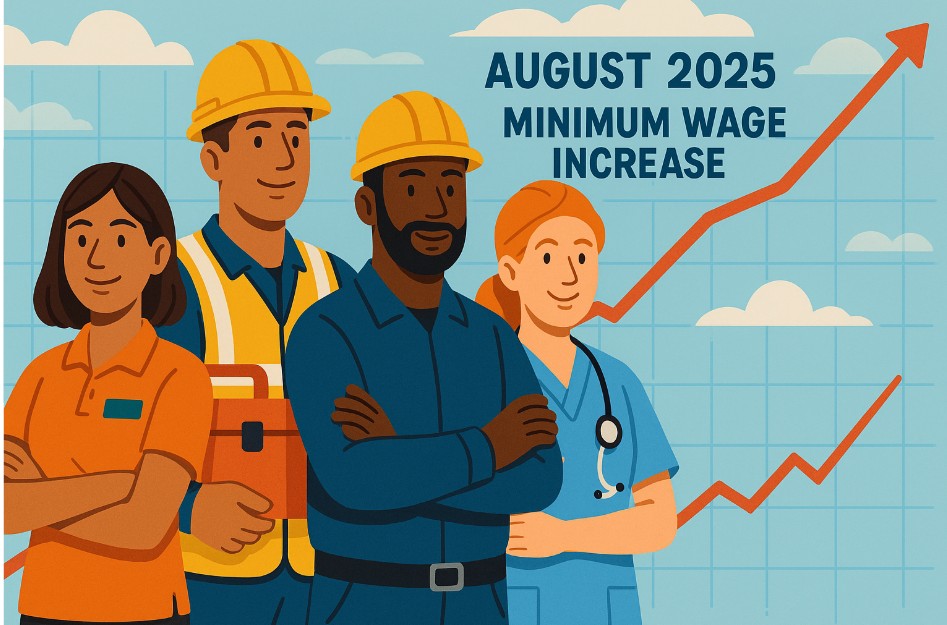 uk minimum wage increase august 2025